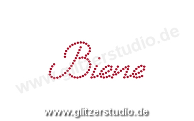 Glitzerschrift aus Strass "Bienchen" zum aufbügeln 3055