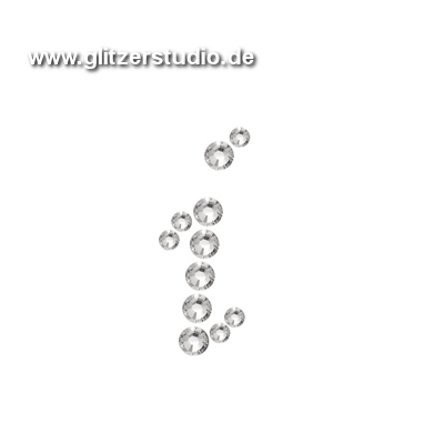 Buchstabe i aus Strass zum aufbügeln BST-i