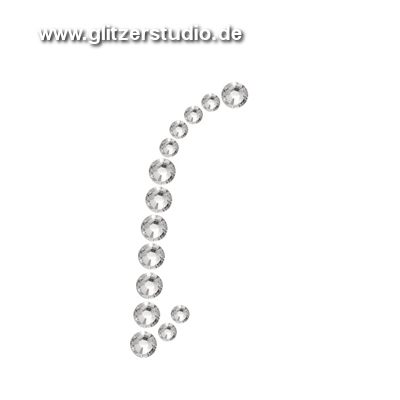 Buchstabe l aus Strass zum aufbügeln BST-l