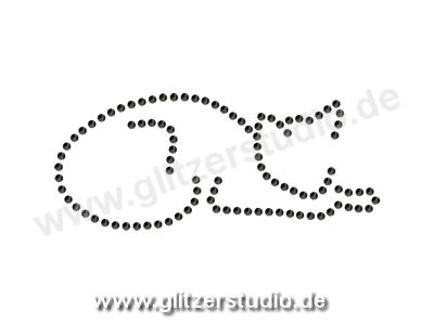 Strass Transfermotive 'Katze15' ein schönes Geschenk 3435