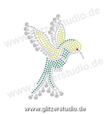 Motive mit Formen 'Vogel3' zum aufbügeln 3716